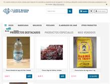 Tablet Screenshot of pescadosmariscosgalicia.com